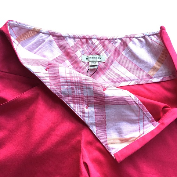 BURBERRY PINK CUFFED SHORTS GIRLS SIZE 10Y - Picture 9 of 12